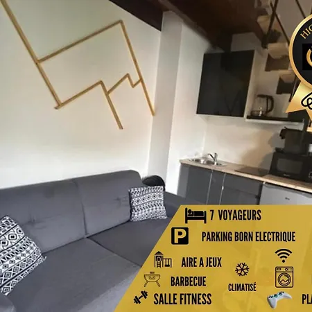 Apartment Reve Divin T4 Avec Parking-barbecue-laverie-bagagerie-salle De Sport-aire De Jeux-climatise Lourdes